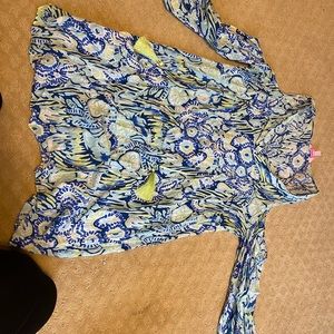 Lily Pulitzer cold shoulder dress